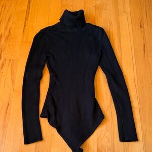 Abercrombie black turtleneck bodysuit